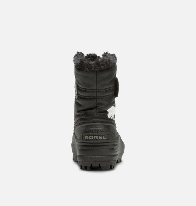 Kids Snow Boots Black - Sorel Toddler Commander™ - 935-QXSFOU